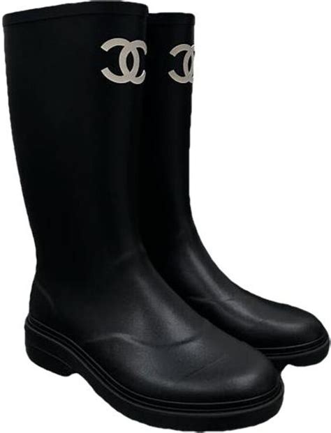 chanel wellington boots for sale.